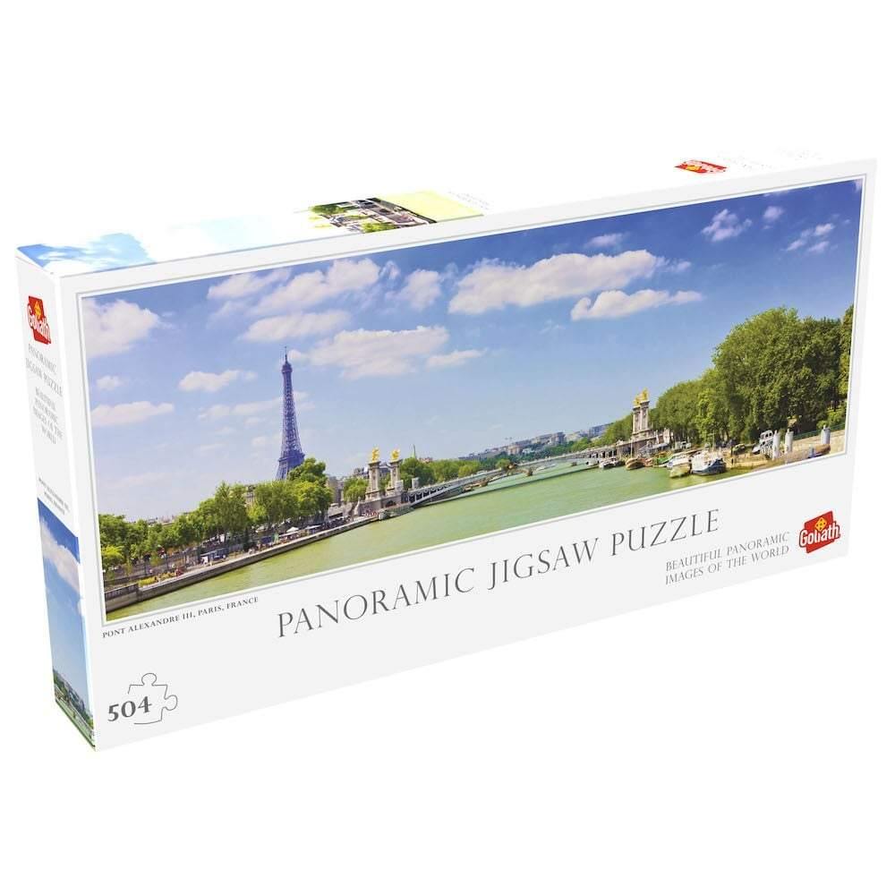 Panoramic Puzzle, Pont Alexandre III, Paris, 504 darabos - Játszma.ro - A maradandó élmények boltja