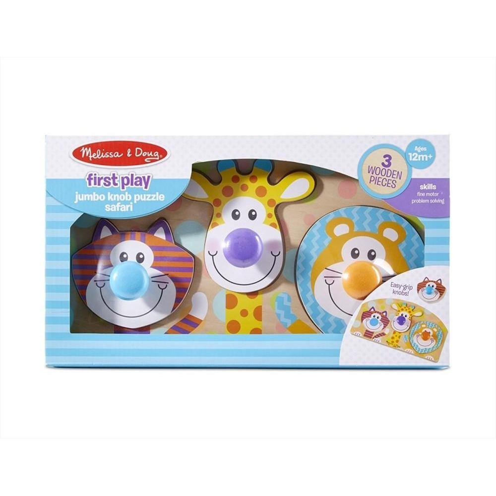 Melissa & Doug Puzzle fogantyúval, szafari-Melissa&Doug-2-Játszma.ro - A maradandó élmények boltja