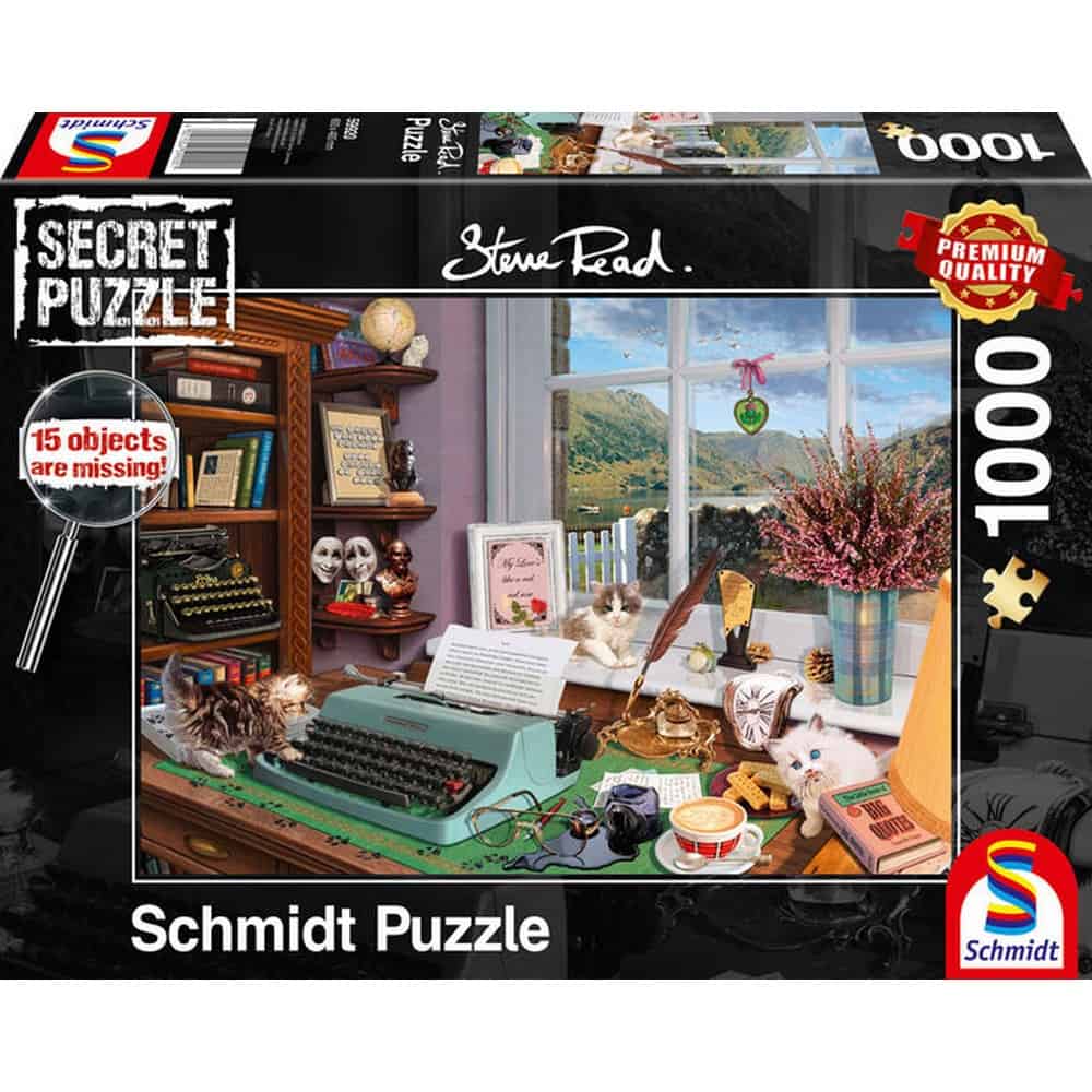 Puzzle 1000 de piese - La masa de scris