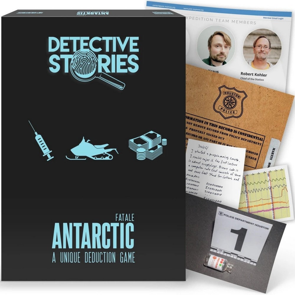 Detective Stories. Case 2 - Antarctic Fatale joc de societate în limba engleză