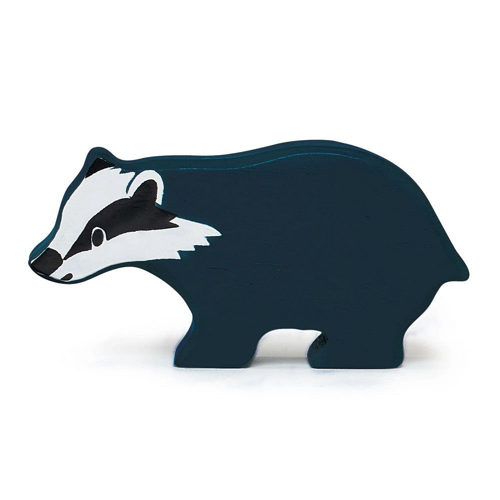 Figurină Bursuc , din lemn premium - Badger - Tender Leaf Toys