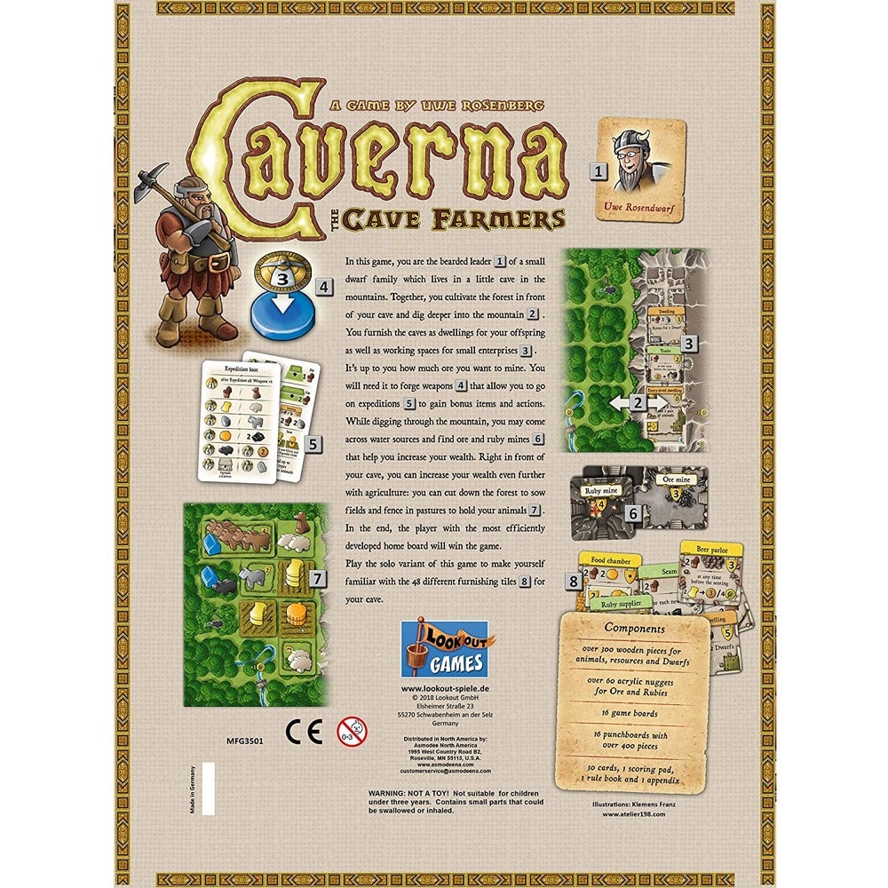 Caverna: The Cave Farmers joc de societate în limba engleză