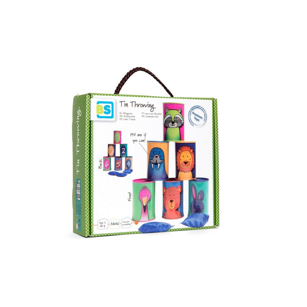 Joc de aruncat conserve cu animale, BS Toys