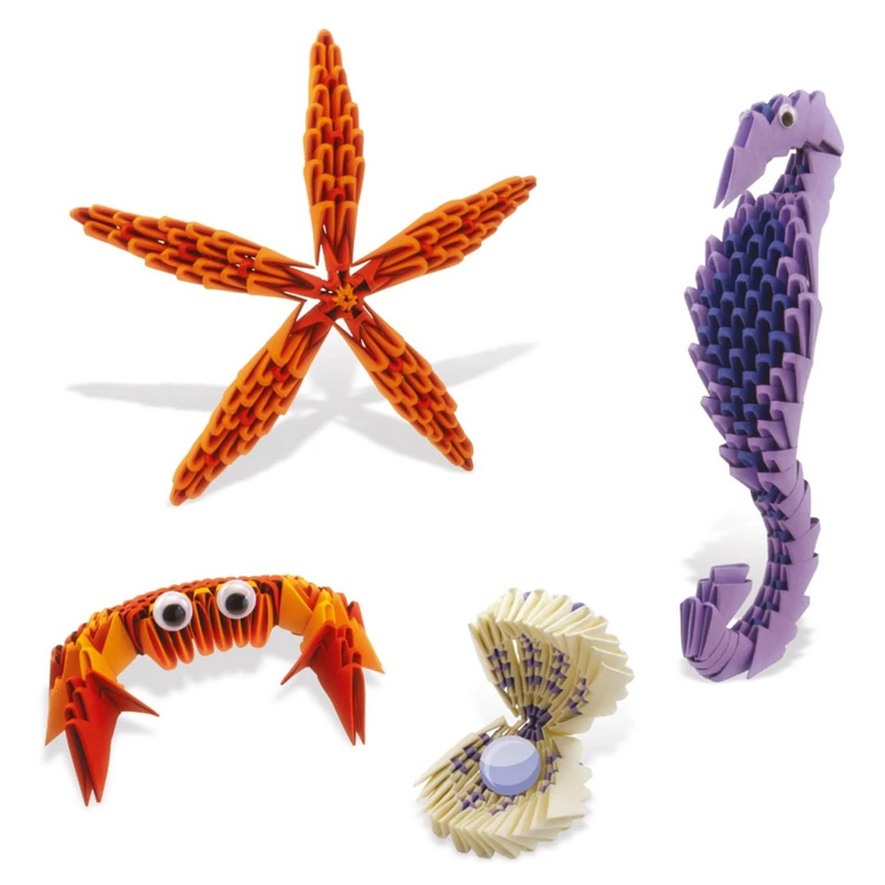 Creagami - Set origami 3D, Animale marine