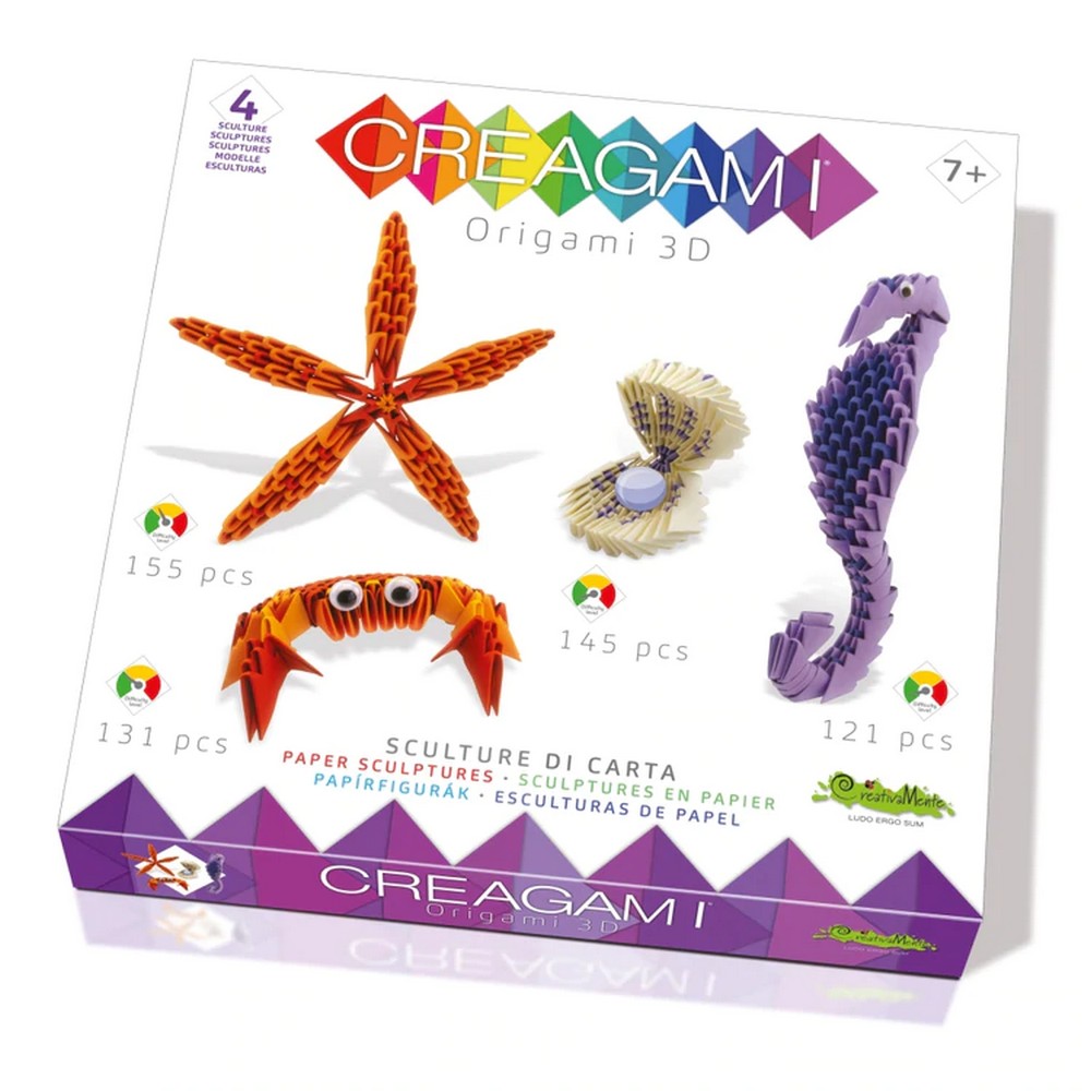 Creagami - Set origami 3D, Animale marine