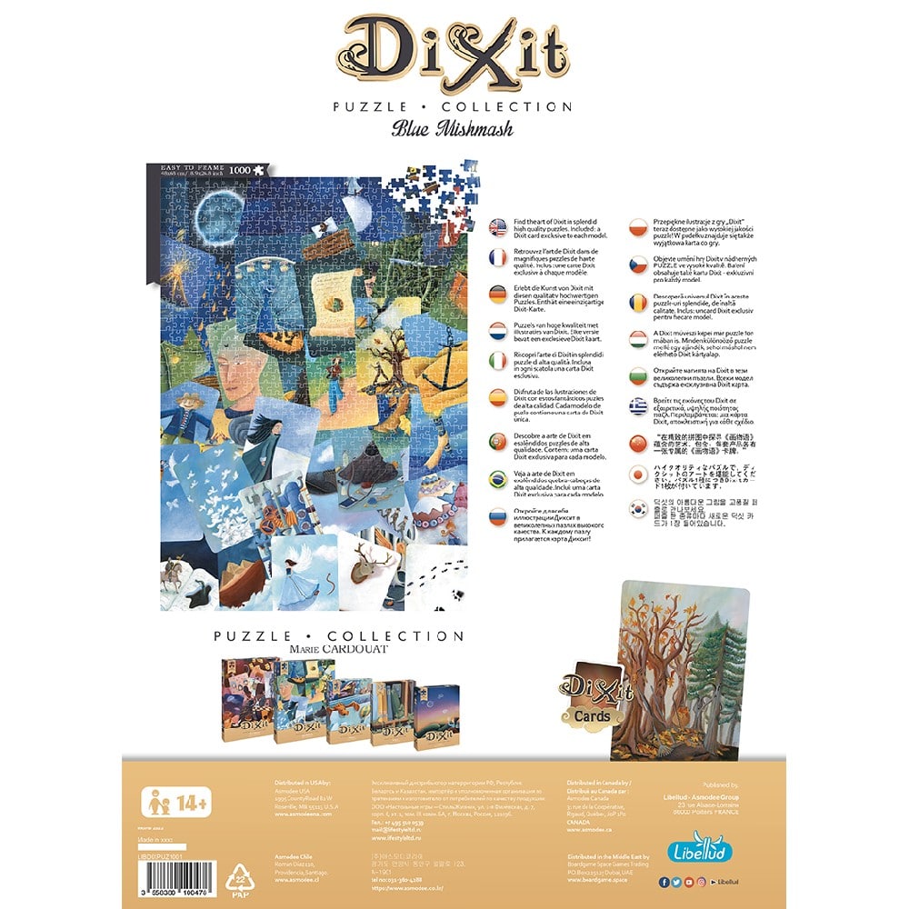 Dixit puzzle 1000 de piese, Tonuri de albastru (Blue Mishmash 07)