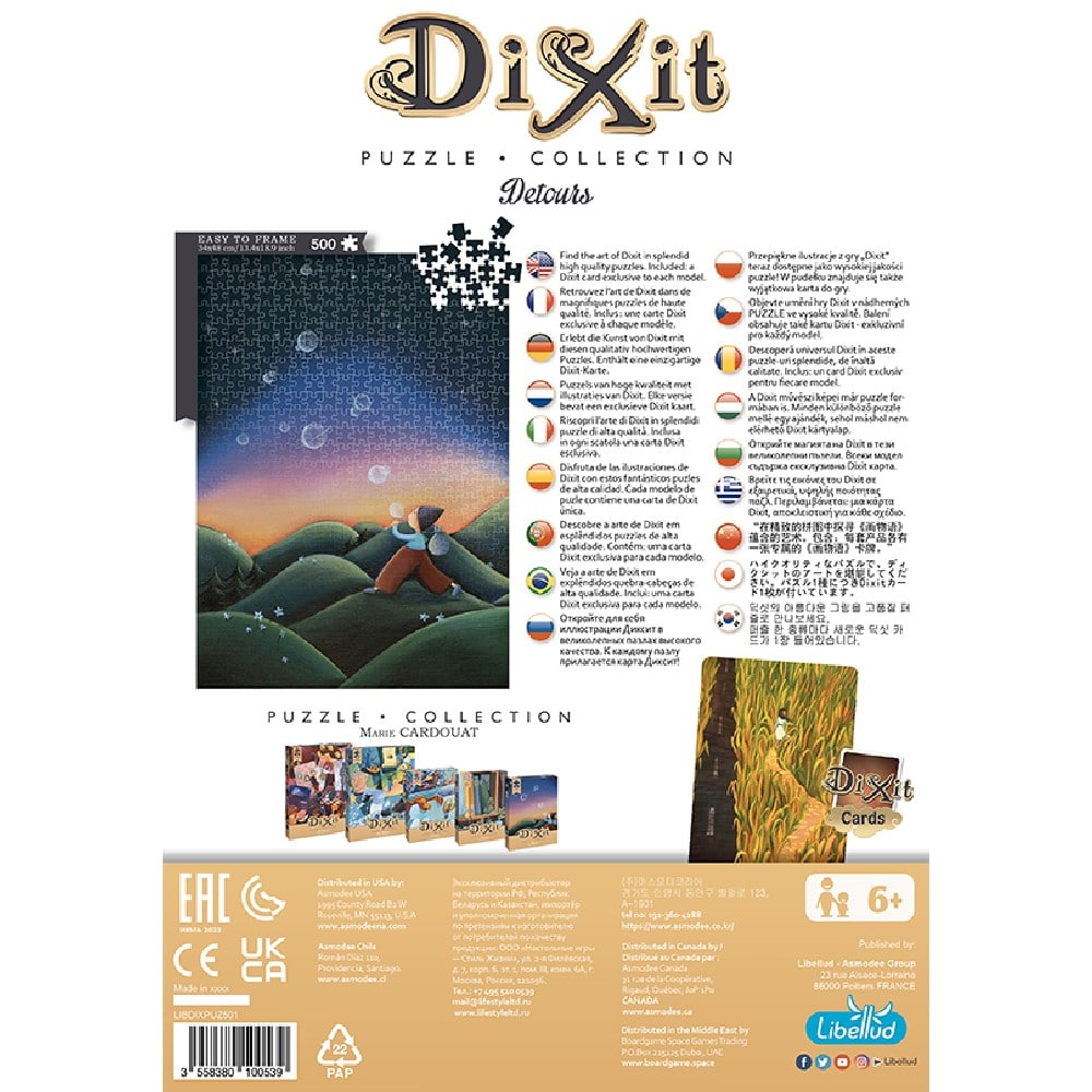 Dixit puzzle 500 de piese, Călătorul (Detours 01)