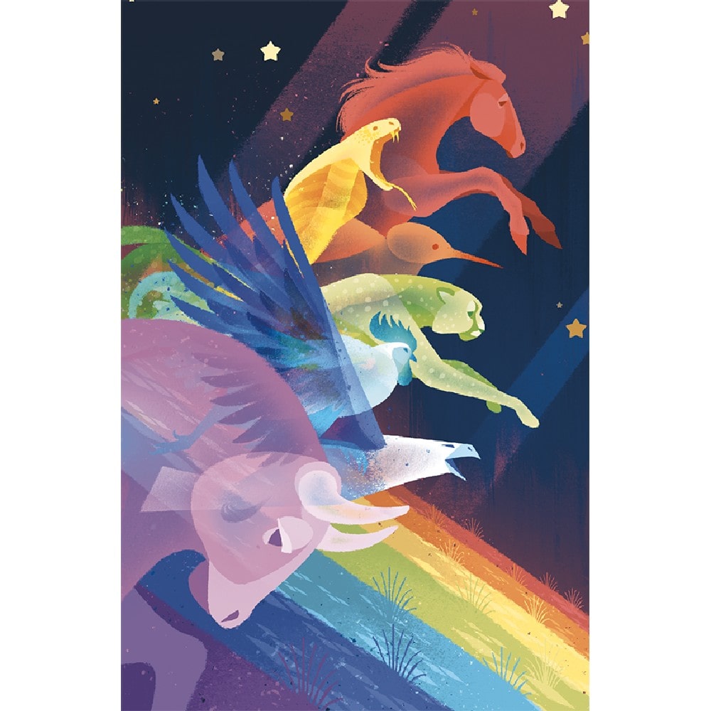 Dixit puzzle 1000 de piese, Între două culori (Chameleon Night 14)