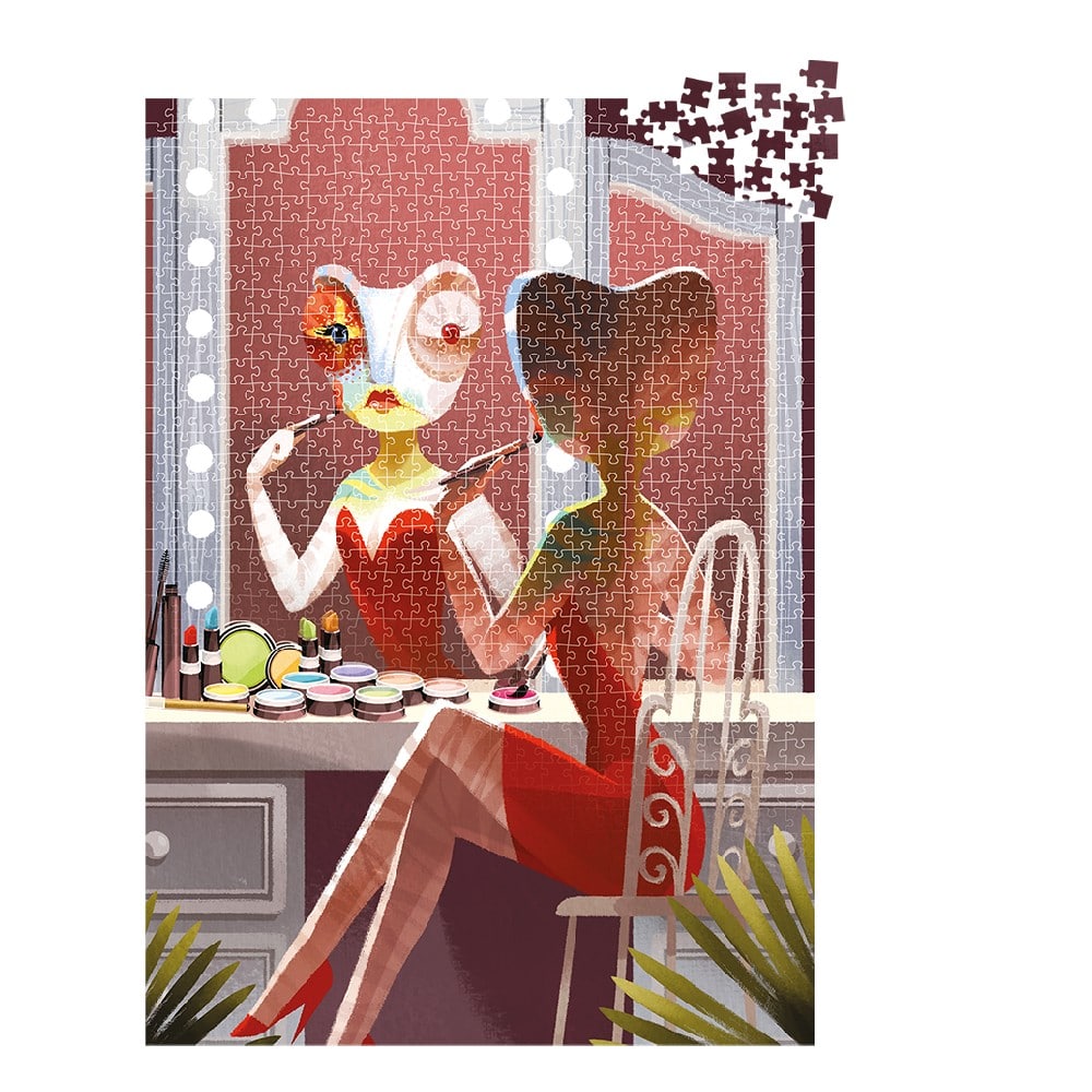 Dixit puzzle 1000 de piese, Între două culori (Chameleon Night 14)