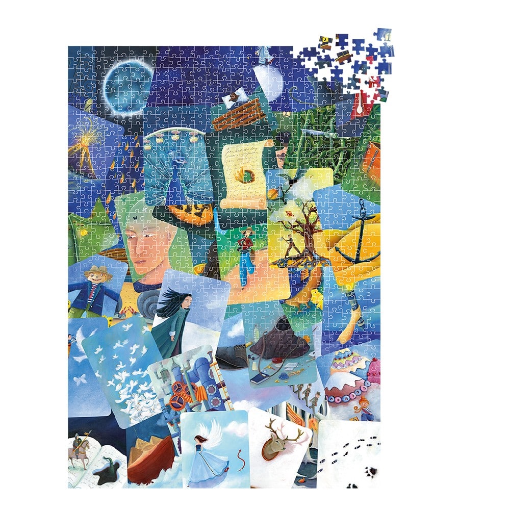 Dixit puzzle 1000 de piese, Tonuri de albastru (Blue Mishmash 07)