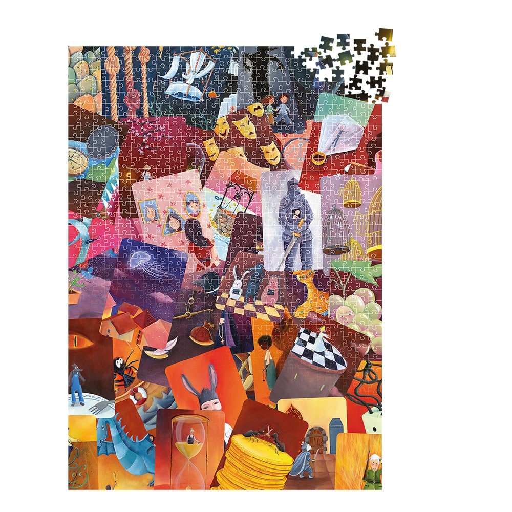 Dixit puzzle 1000 de piese - Nuanțe stacojii (Red Mishmash - 08)