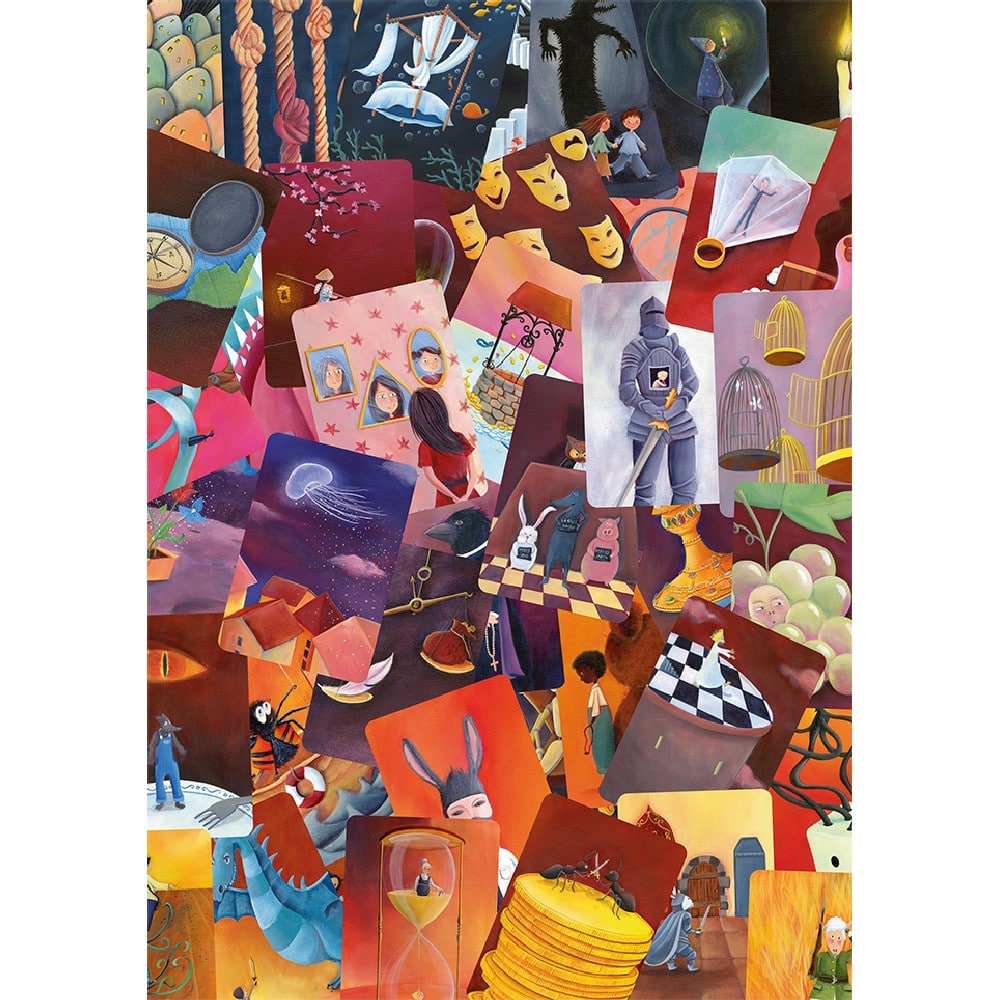 Dixit puzzle 1000 de piese - Nuanțe stacojii (Red Mishmash - 08)