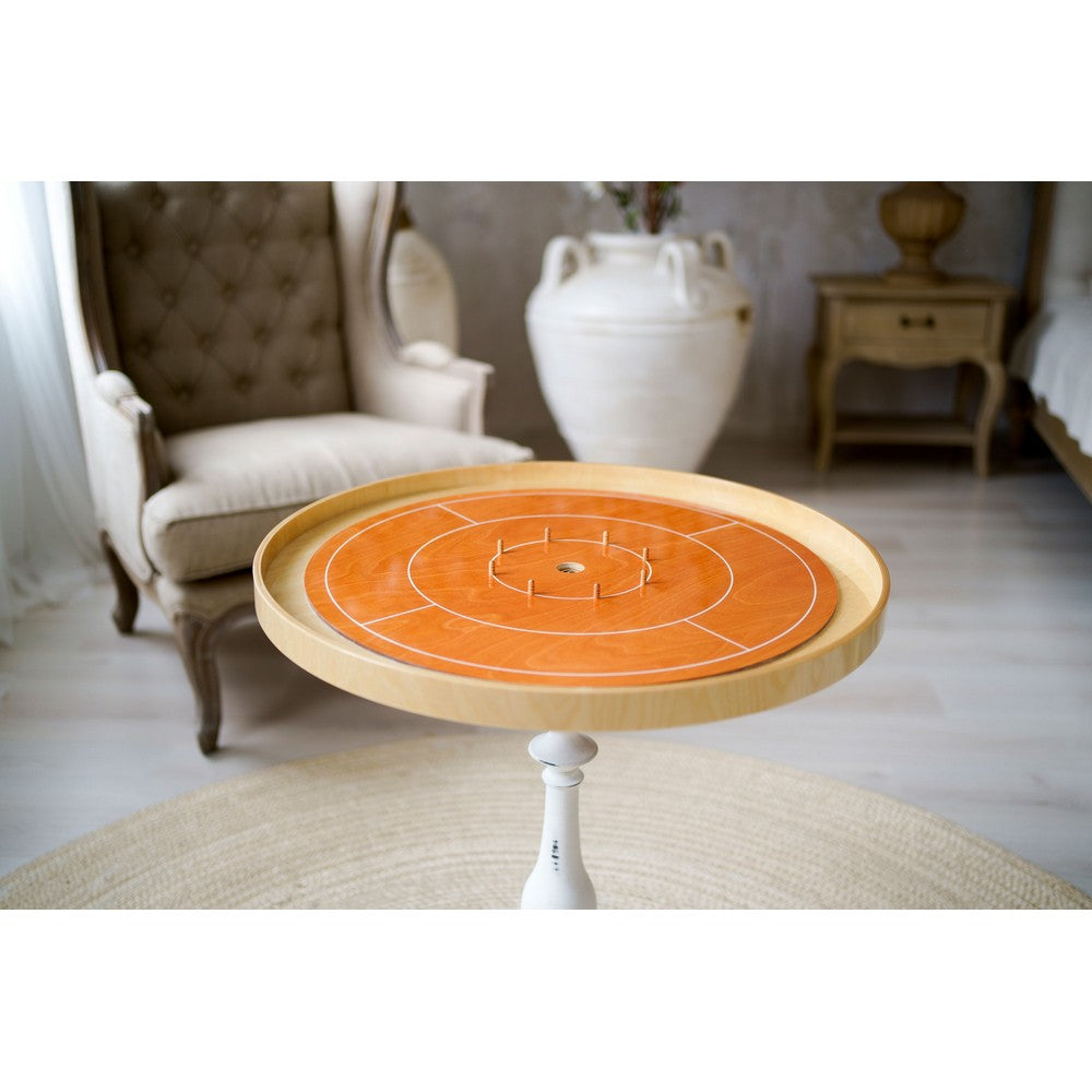 Mini Crokinole Készlet – Gőzölt Bükk joc de societate în limba maghiară