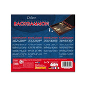 Deluxe úti társas Backgammon joc de societate în limba engleză