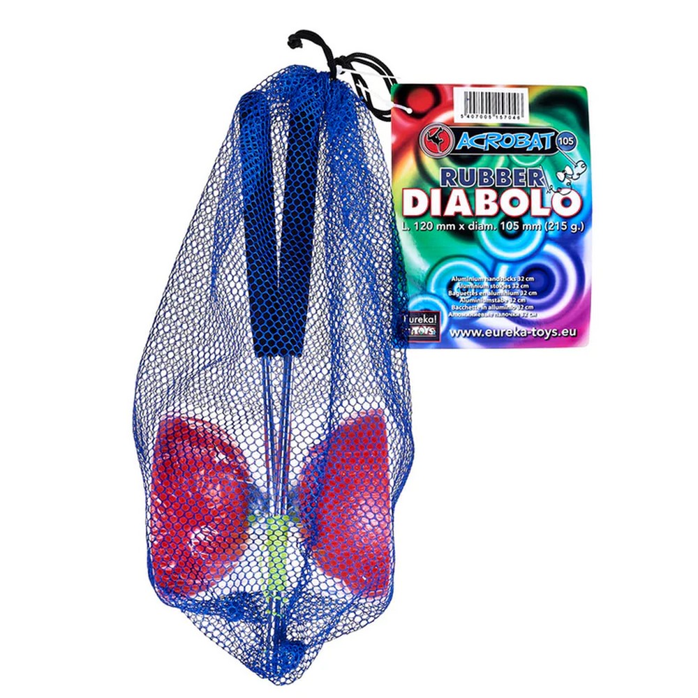 Diabolo cu bețe de aluminiu - roșu