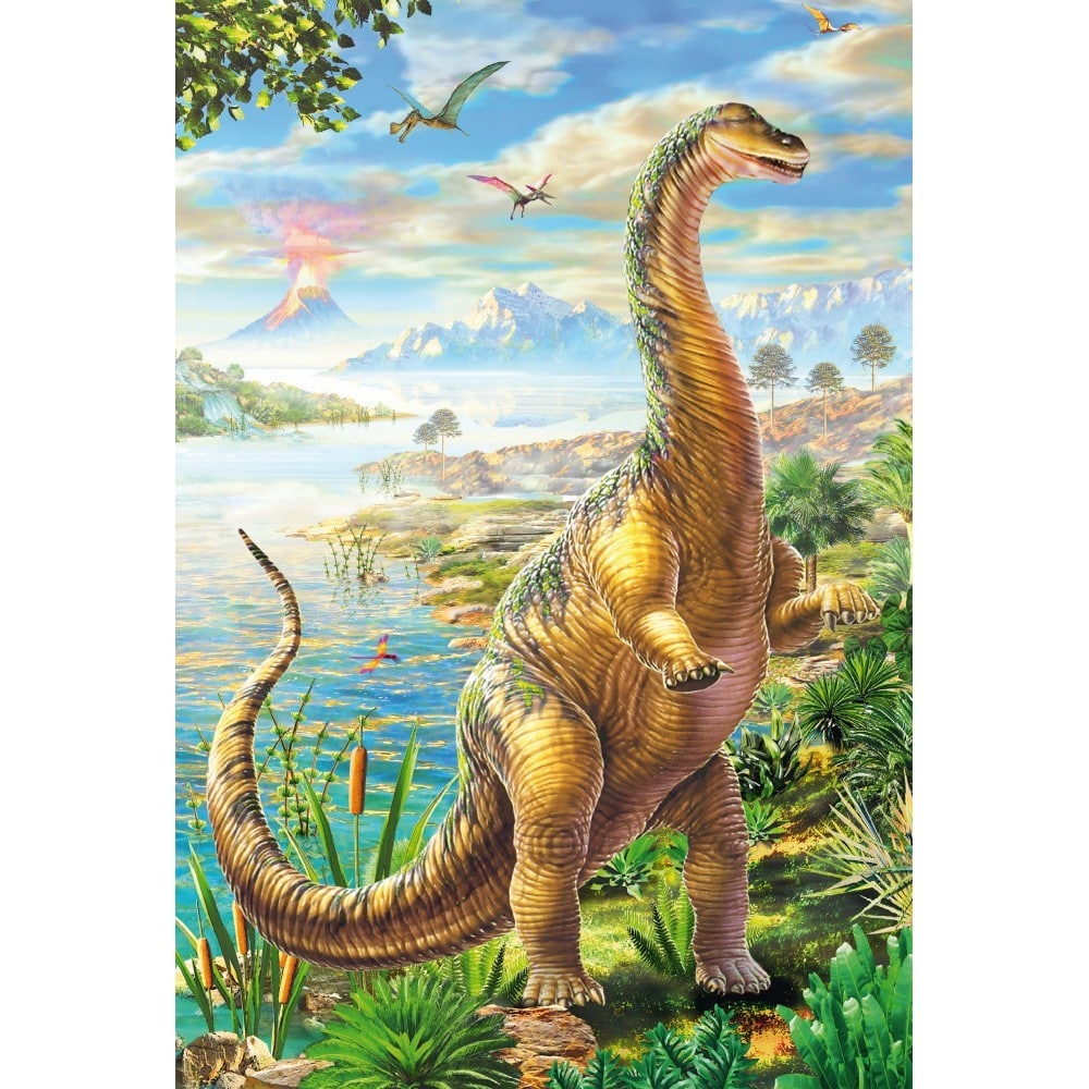 Puzzle: Aventurile dinozaurilor (3x48 de piese)