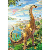 Puzzle: Aventurile dinozaurilor (3x48 de piese)