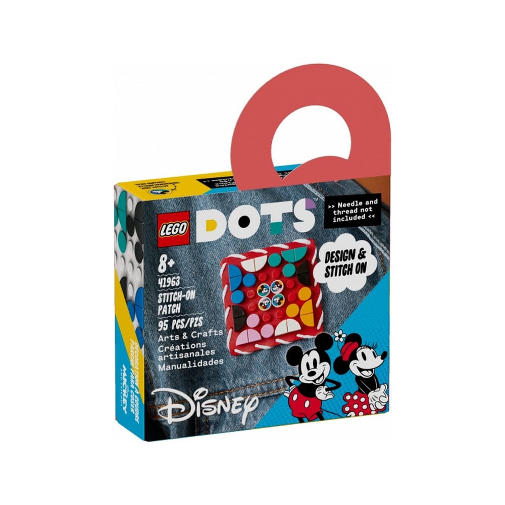 LEGO DOTS Patch Mickey Mouse si Minnie Mouse 41963, 95 piese
