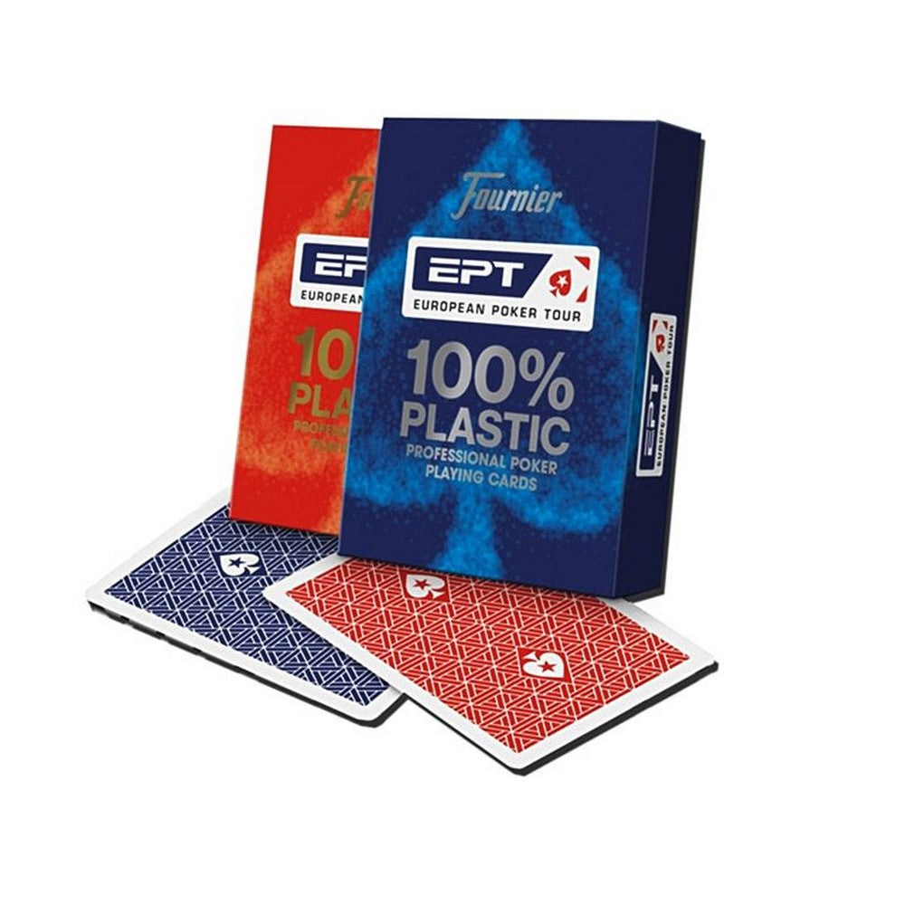 EPT 100% Plastic Poker Cards Jumbo