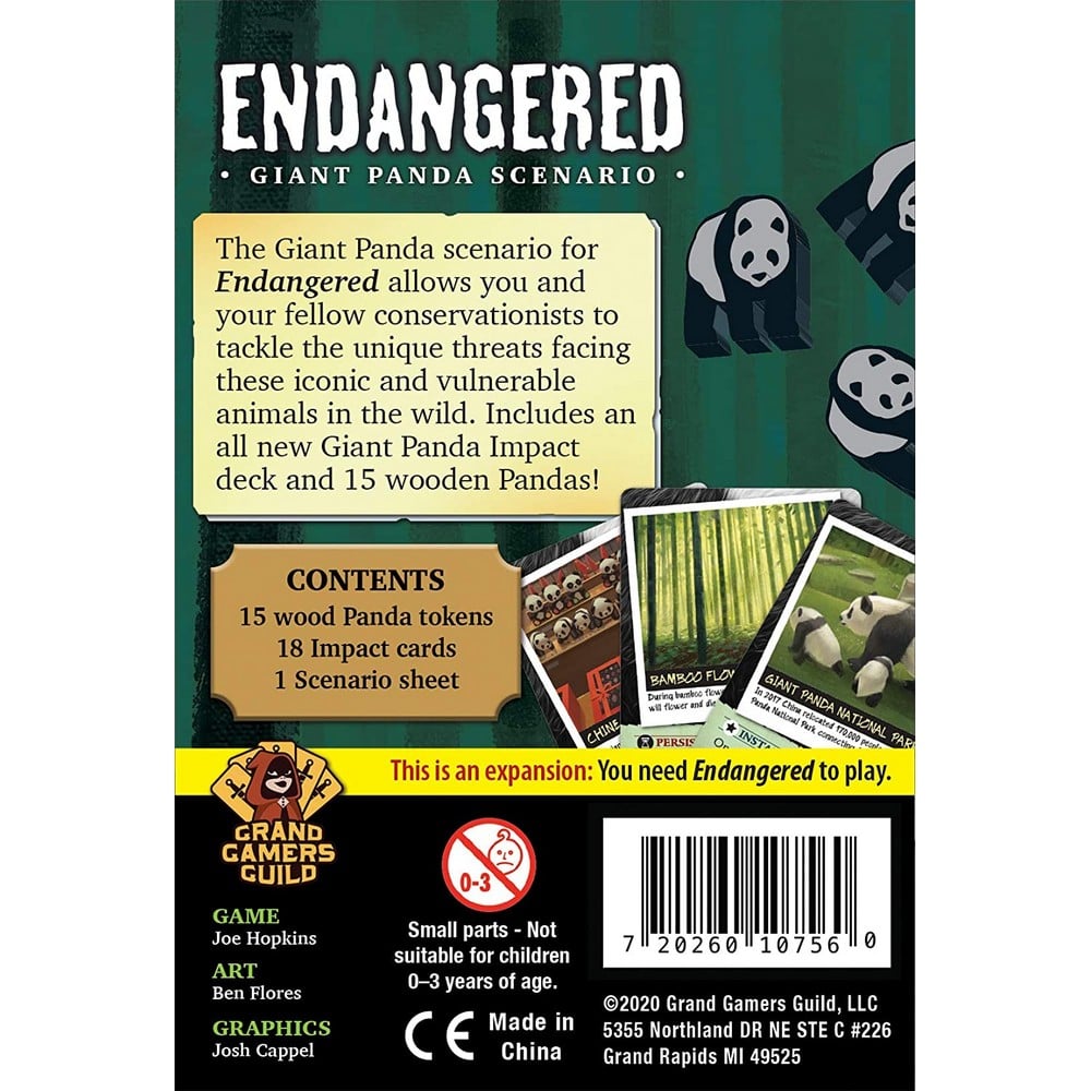 Endangered: Giant Panda Scenario extensie în limba engleză