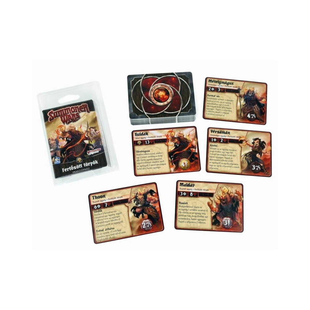 Summoner Wars Fertőzött törpök frakciópakli joc de societate în limba maghiară