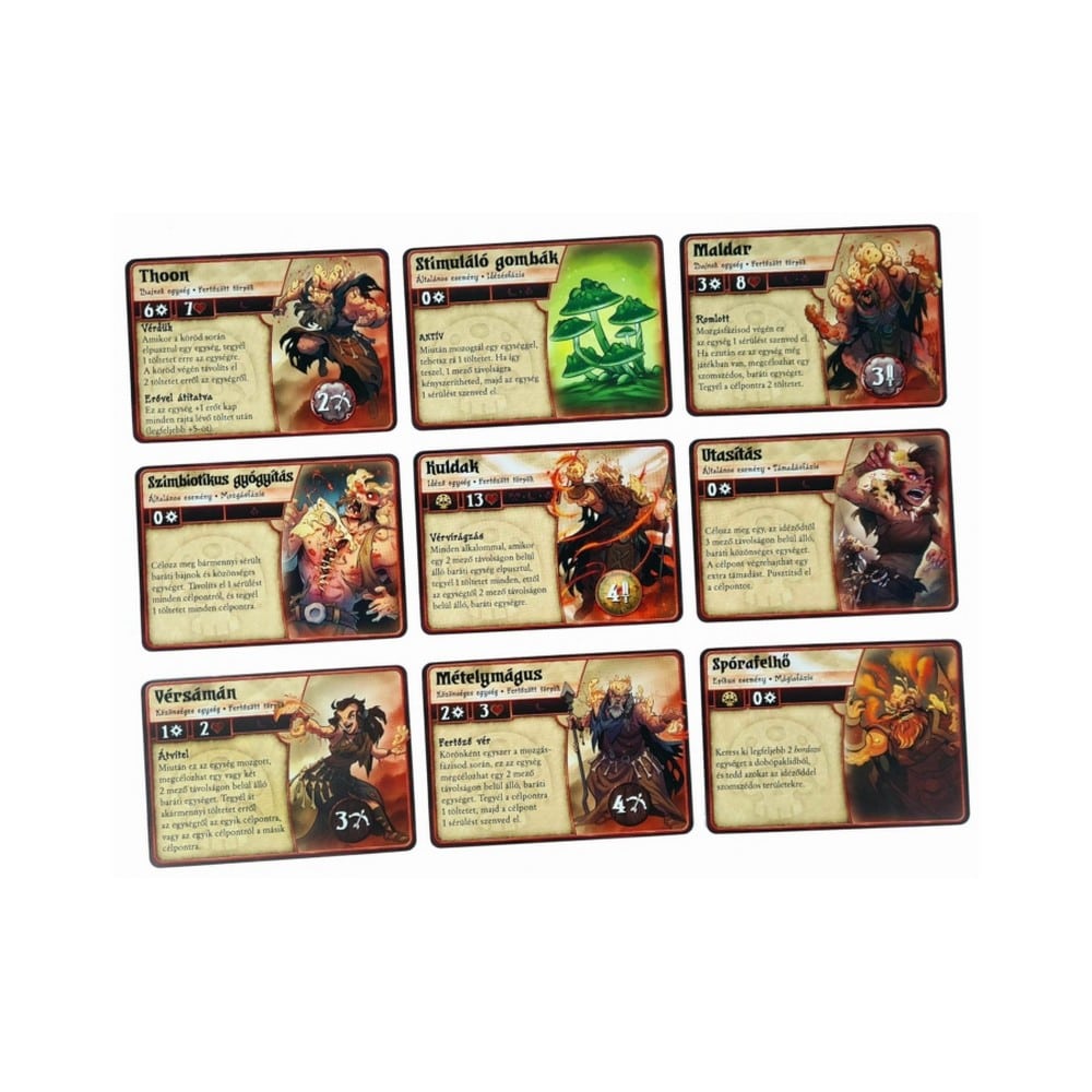 Summoner Wars Fertőzött törpök frakciópakli joc de societate în limba maghiară