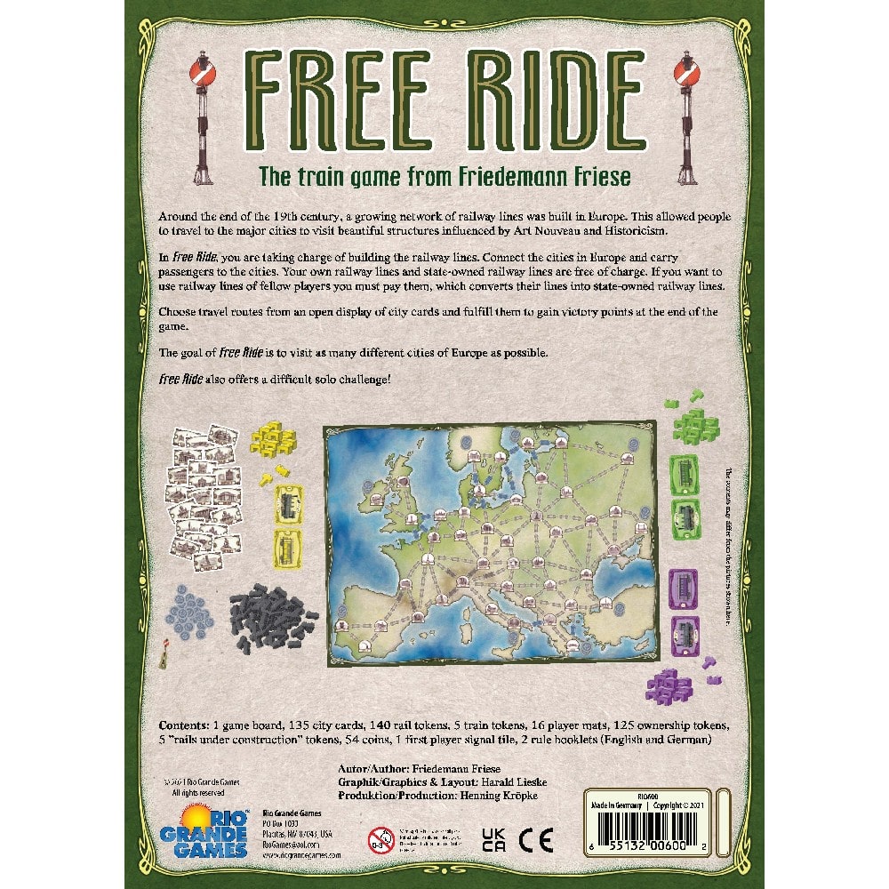 Free Ride joc de societate în limba engleză