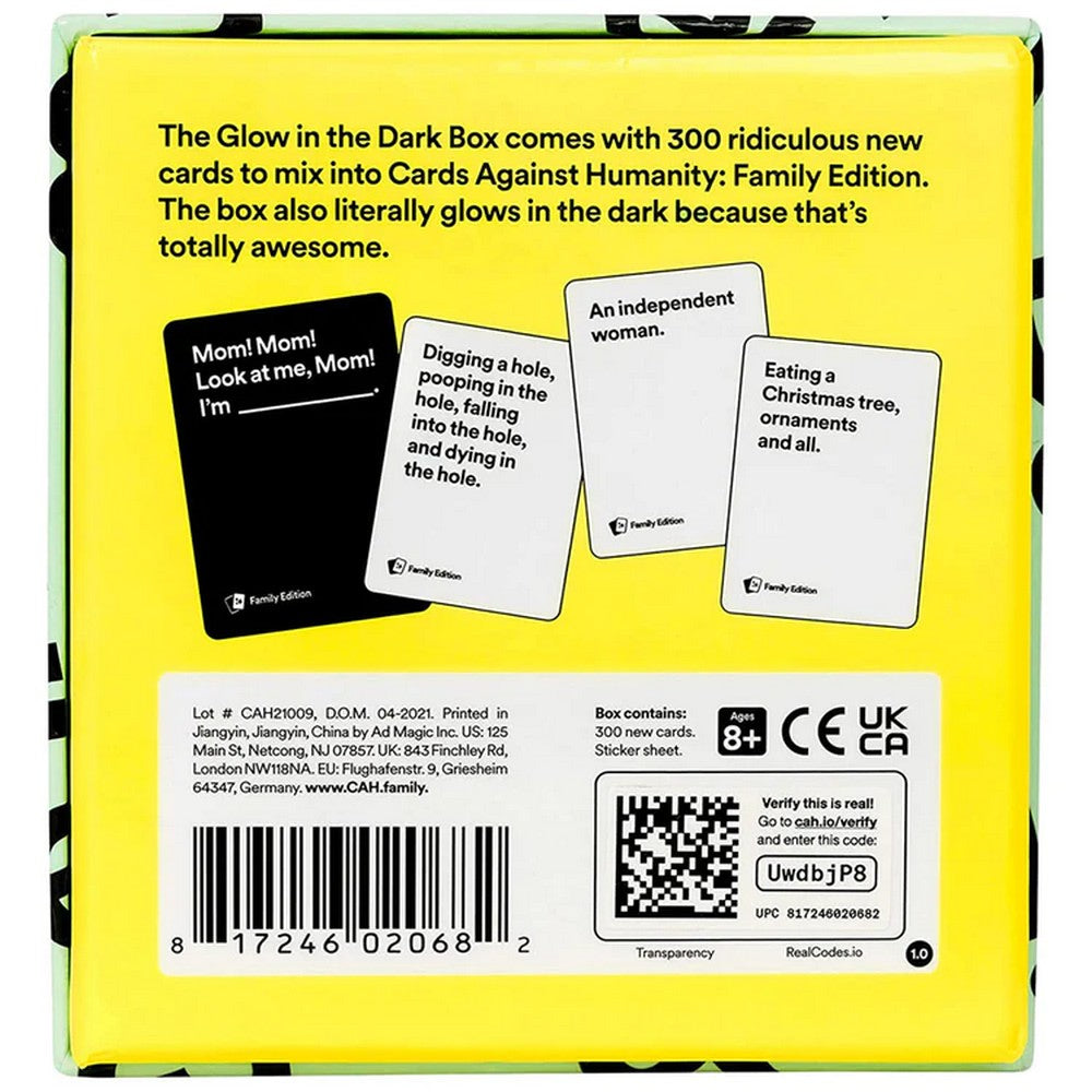 Cards Against Humanity - Family Edition_Glow in the Dark Box_Extensia 1