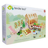 Set Casă de păpuși și grădinar din lemn premium - Tender Leaf Toys