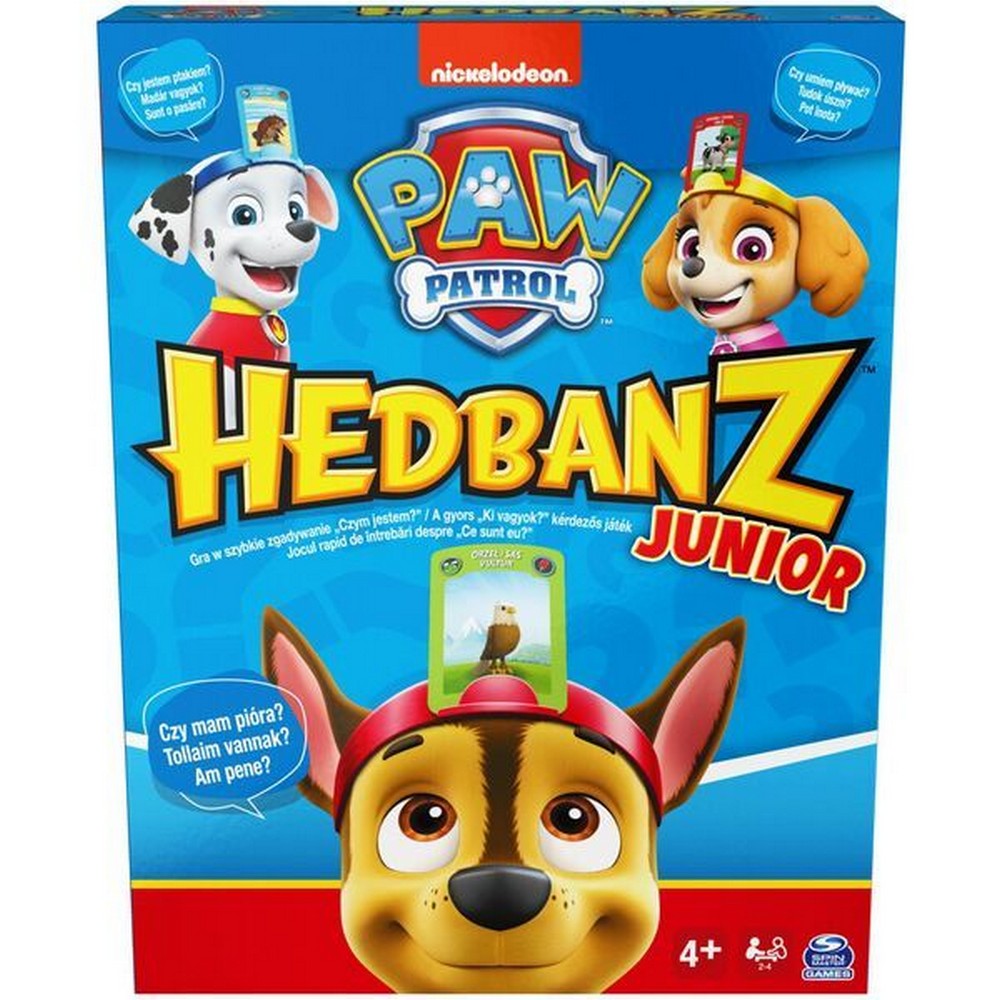 Hedbanz Junior Paw Patrol joc de societate multilingual