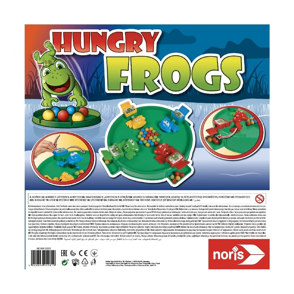 Hungry Frogs joc de societate multilingvistic