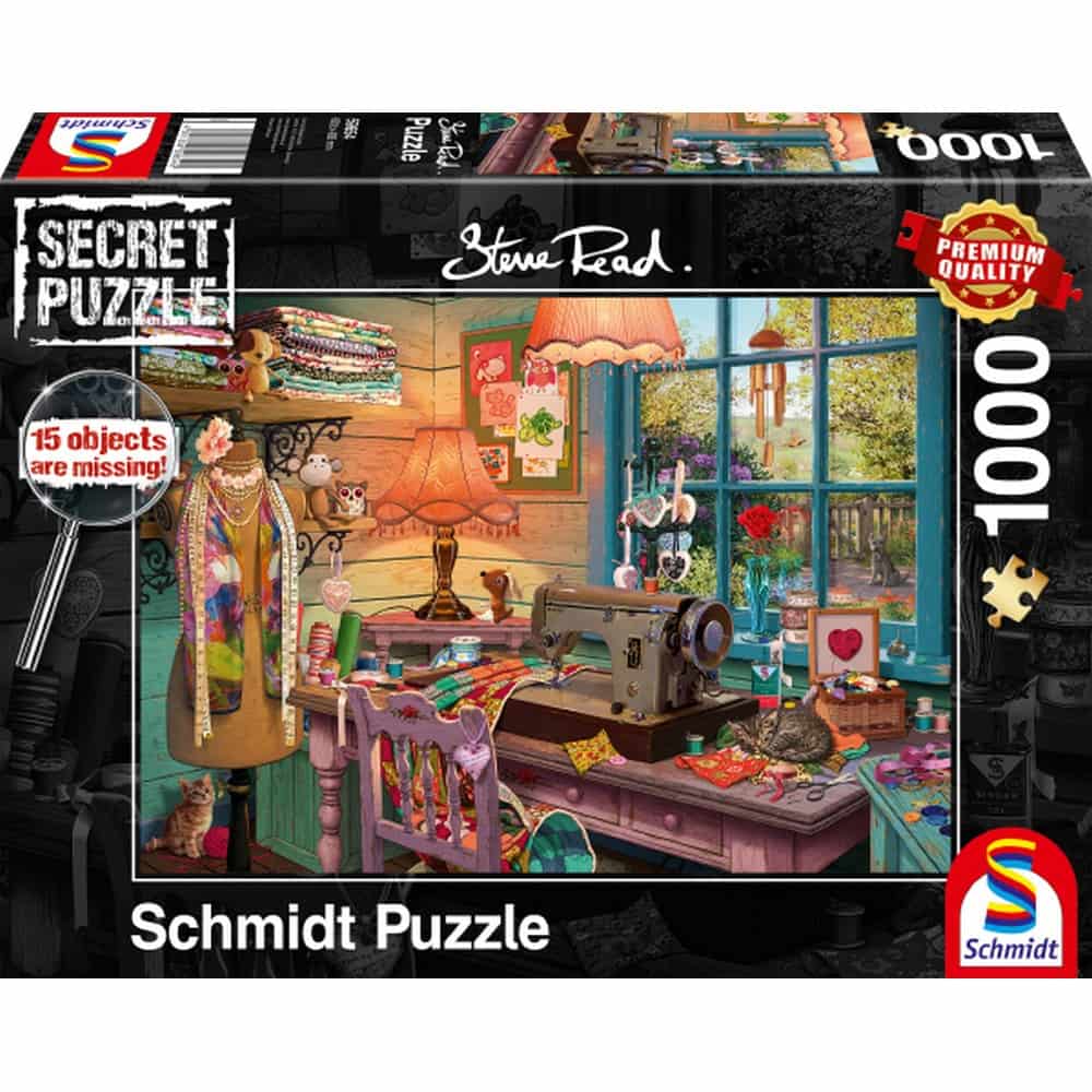 Puzzle 1000 de piese - În camera de cusut