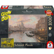 Puzzle 1000 de piese - Pe străzile Veneției, strălucește în întuneric