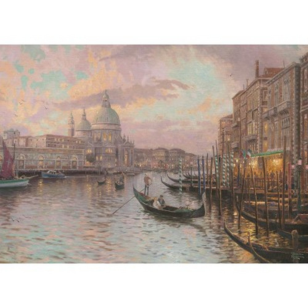 Puzzle 1000 de piese - Pe străzile Veneției, strălucește în întuneric