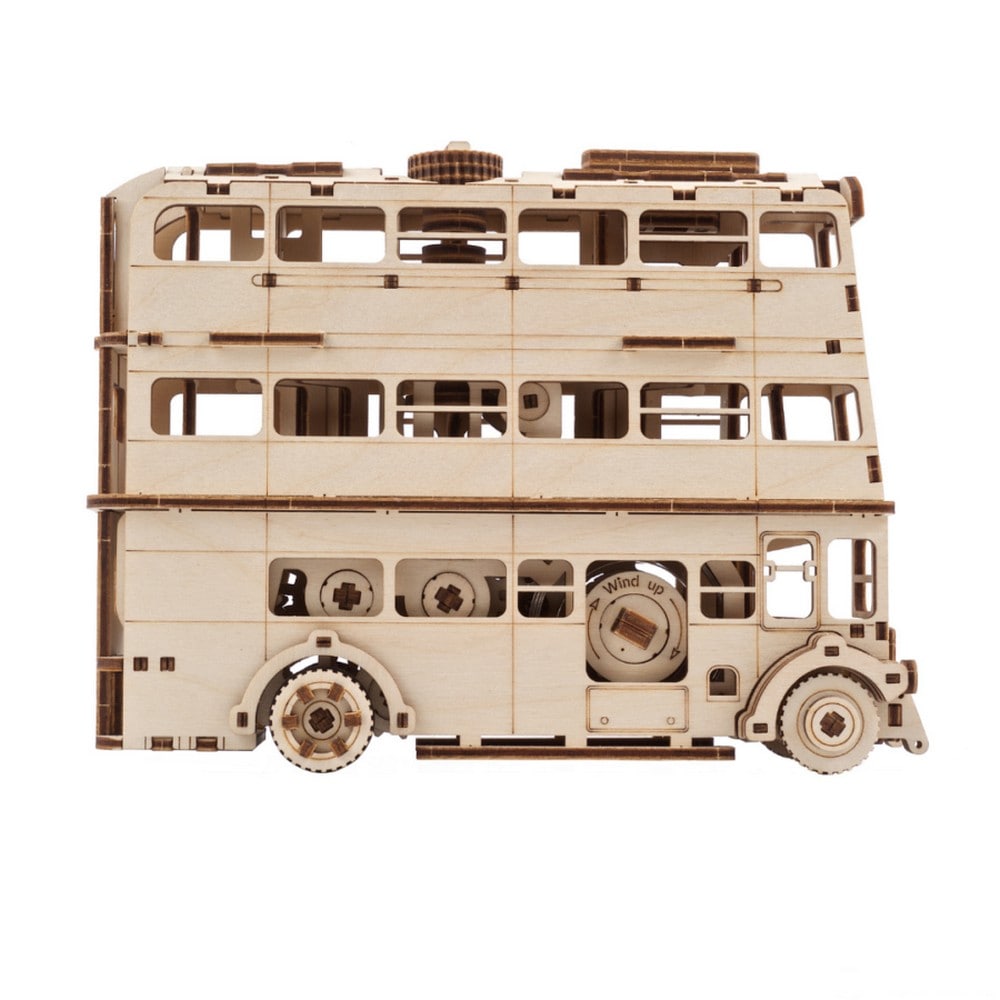 UGEARS - Autobuz Rătăcitor, model mecanic