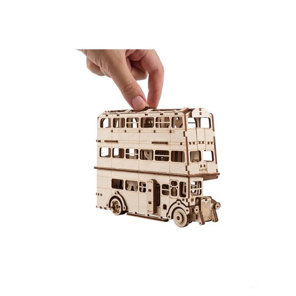 UGEARS - Autobuz Rătăcitor, model mecanic