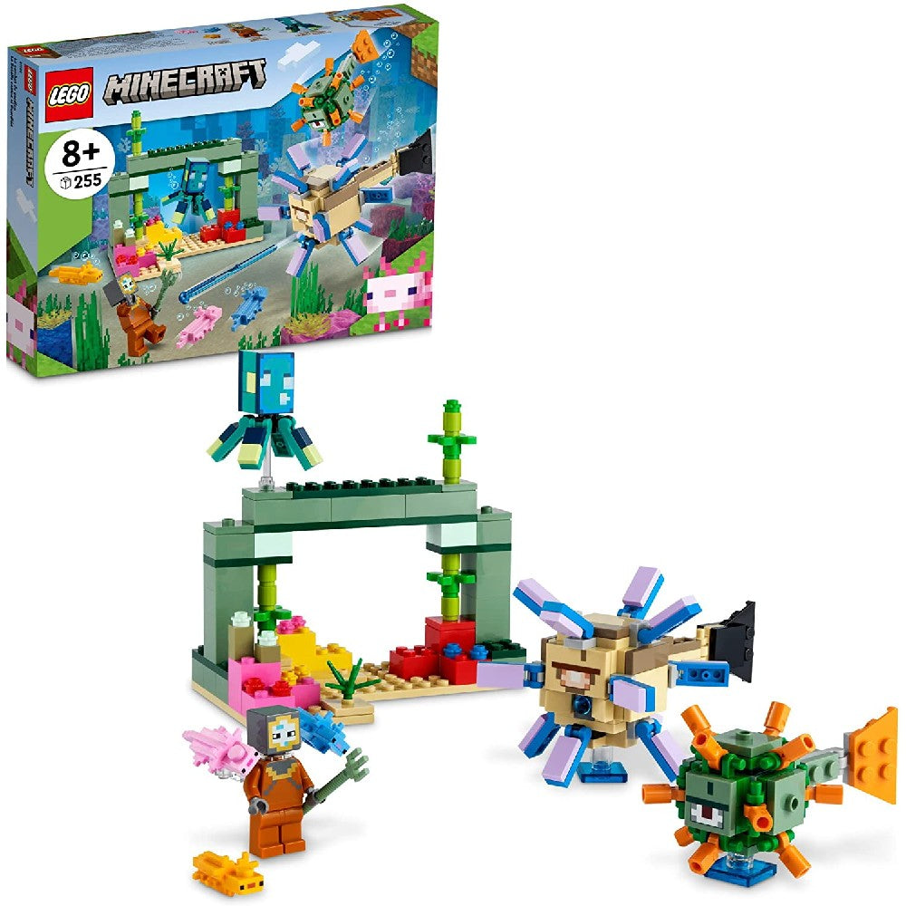 LEGO Minecraft -  Duelul cu Gardianul 21180, 255 piese