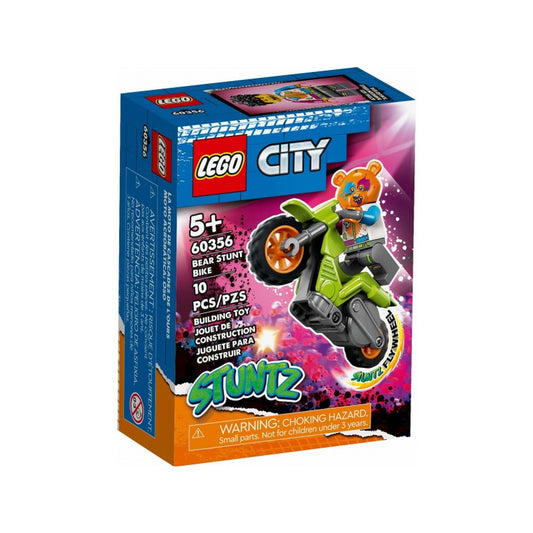 LEGO City Motocicleta cascadorului urs 60356