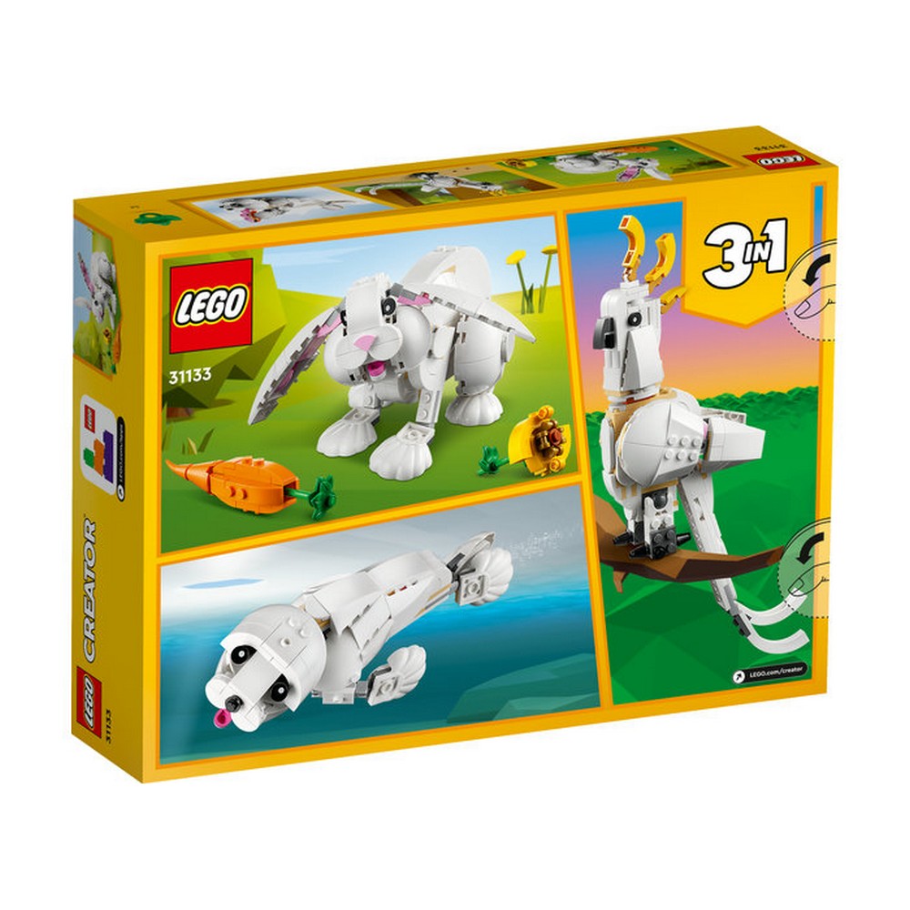 LEGO Creator -  Iepure alb 31133, 258 piese