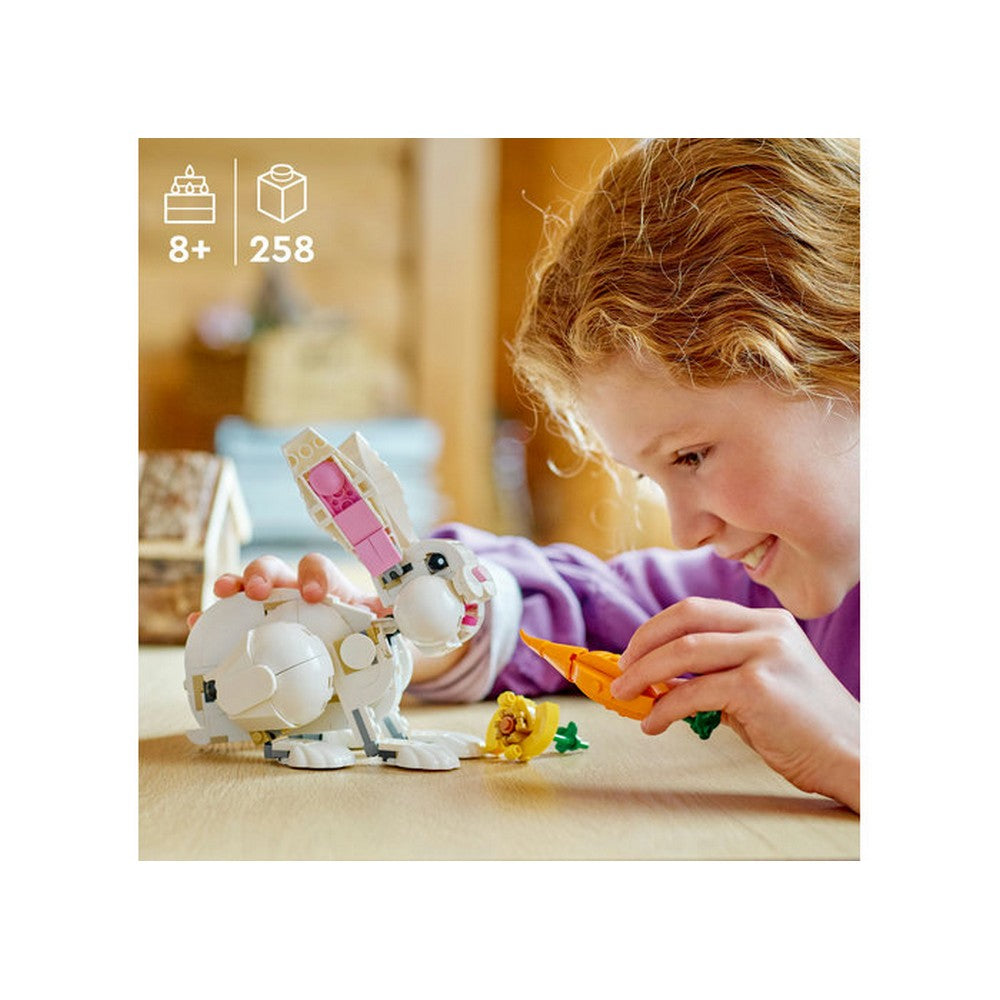 LEGO Creator -  Iepure alb 31133, 258 piese