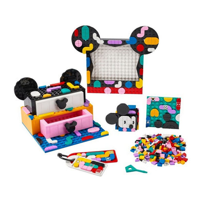 LEGO DOTS Casetă Mickey Mouse și Minnie Mouse pentru proiecte școlare 41964