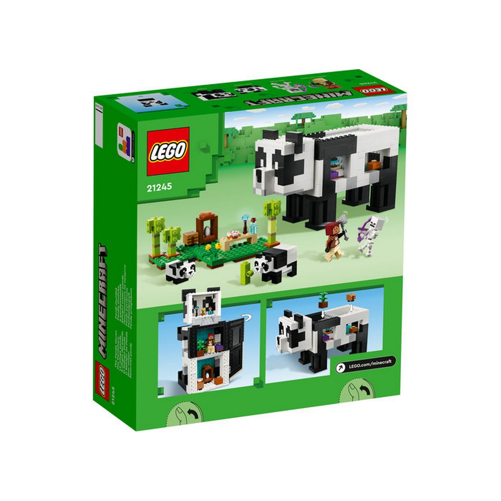 LEGO Minecraft Adapostul ursilor panda 21245
