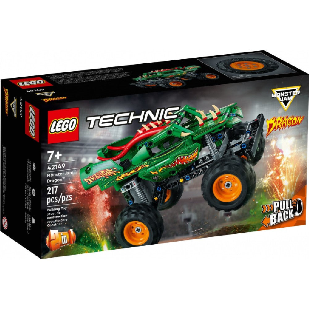 LEGO Technic -  Monster Jam™ Dragon™ 42149, 217 piese