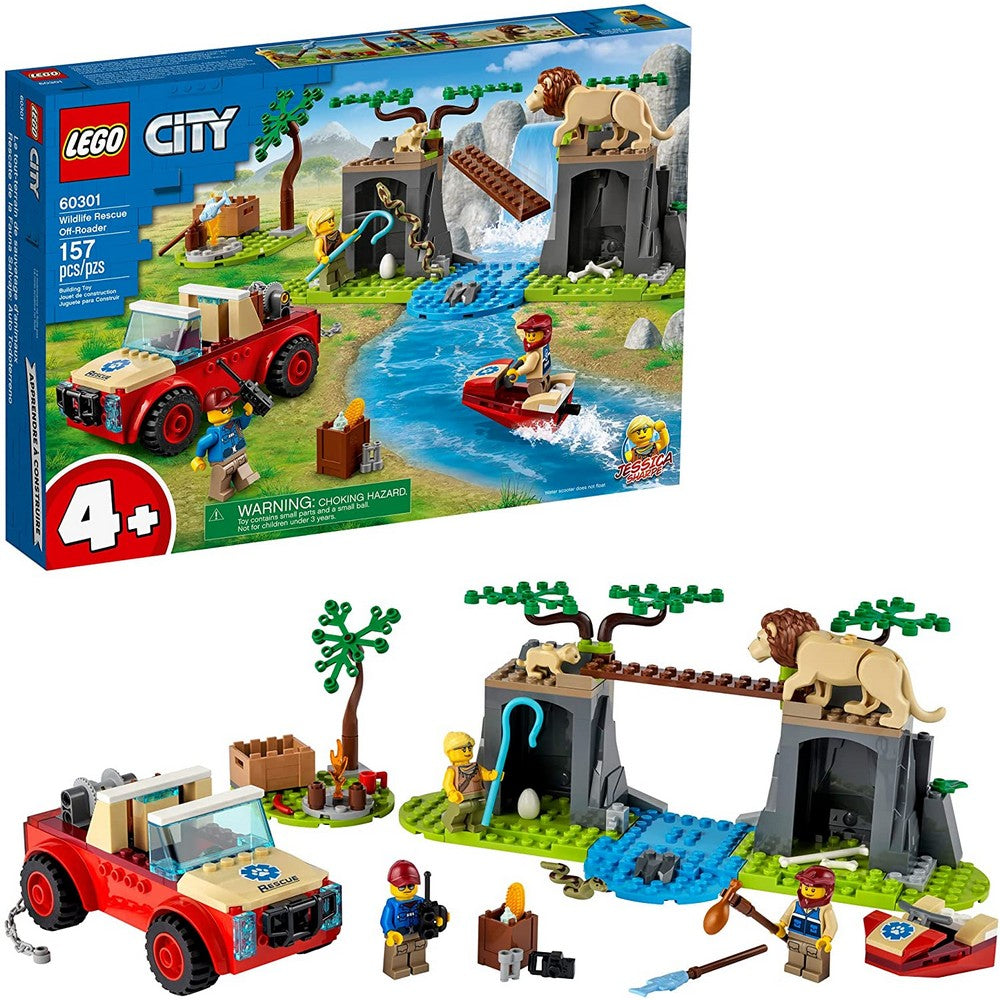 LEGO City Camion de salvare a animalelor 60301, 157 piese