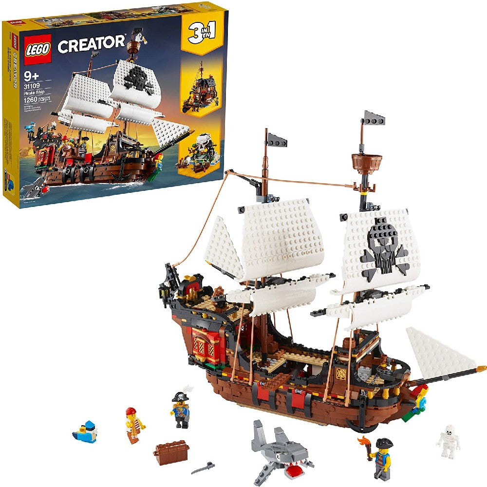 LEGO Creator -  Corabie de pirati (31109) 31109, 1264 piese