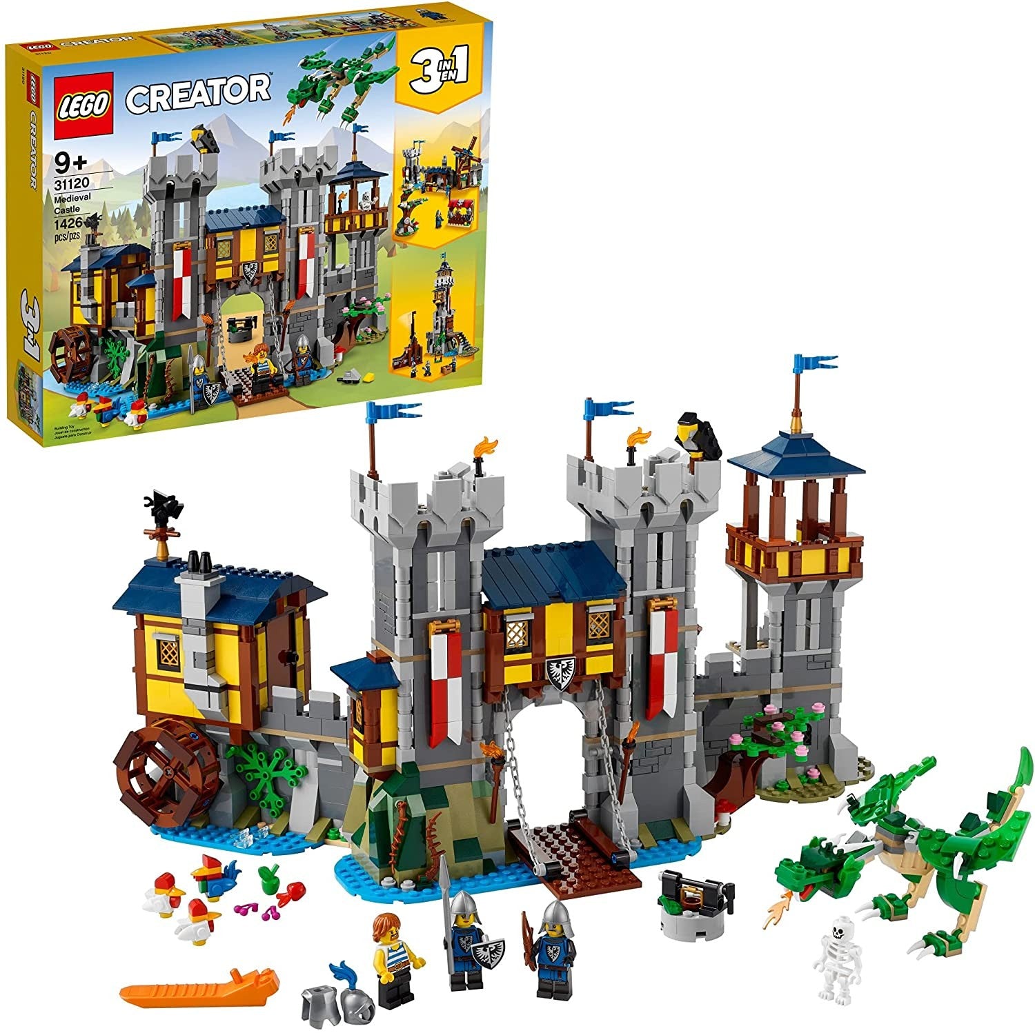 LEGO Creator -  Castelul medieval 31120, 1426 piese