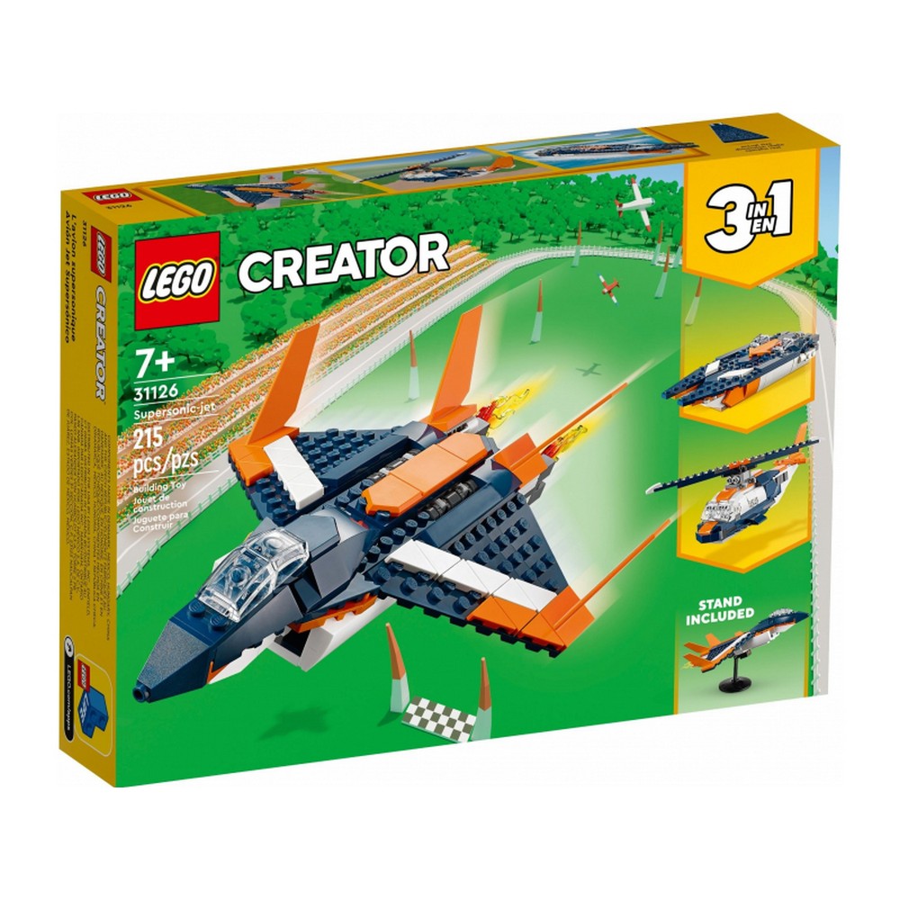LEGO Creator -  Avion Supersonic 31126, 215 piese