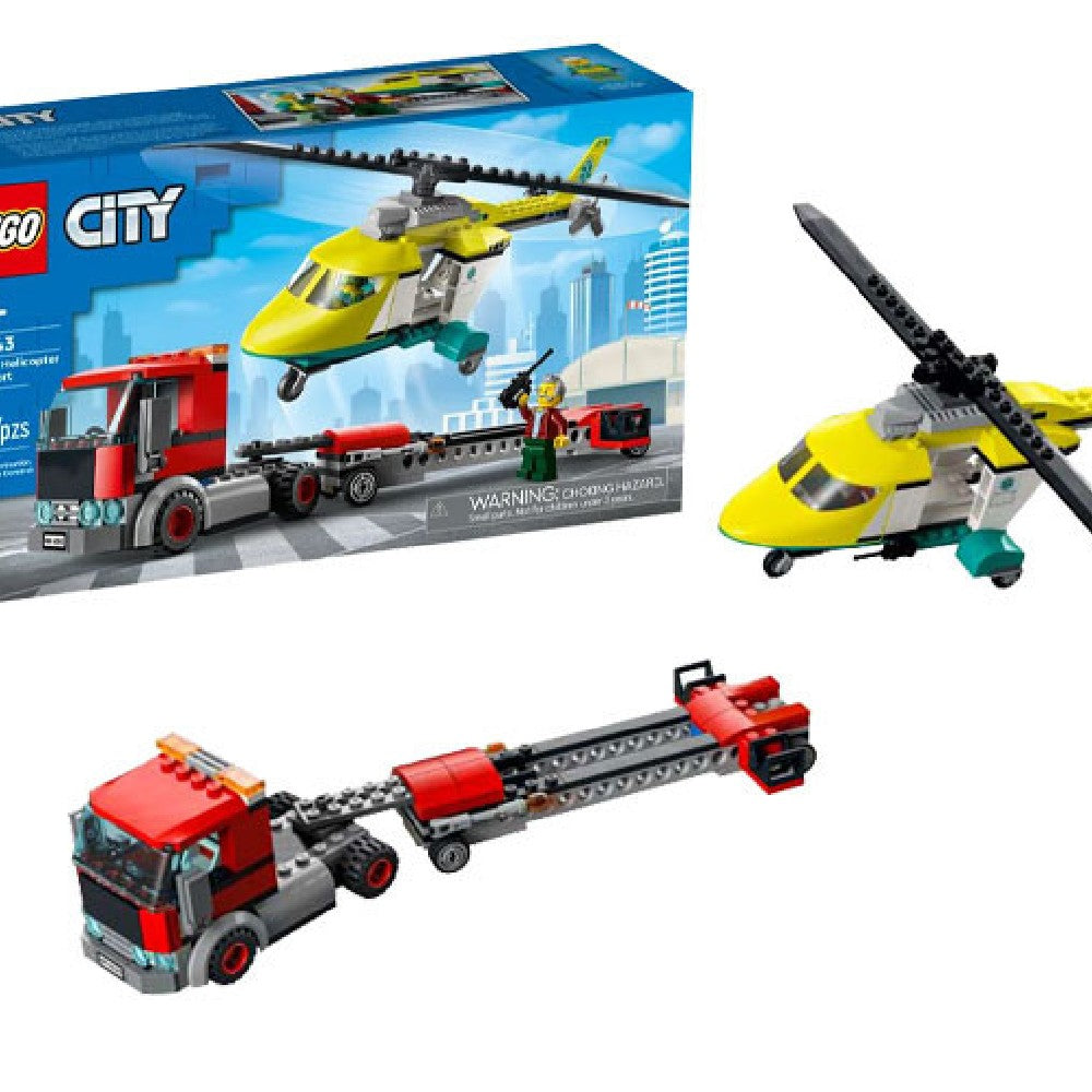 LEGO City -  Elicopterul de salvare 60343, 215 piese