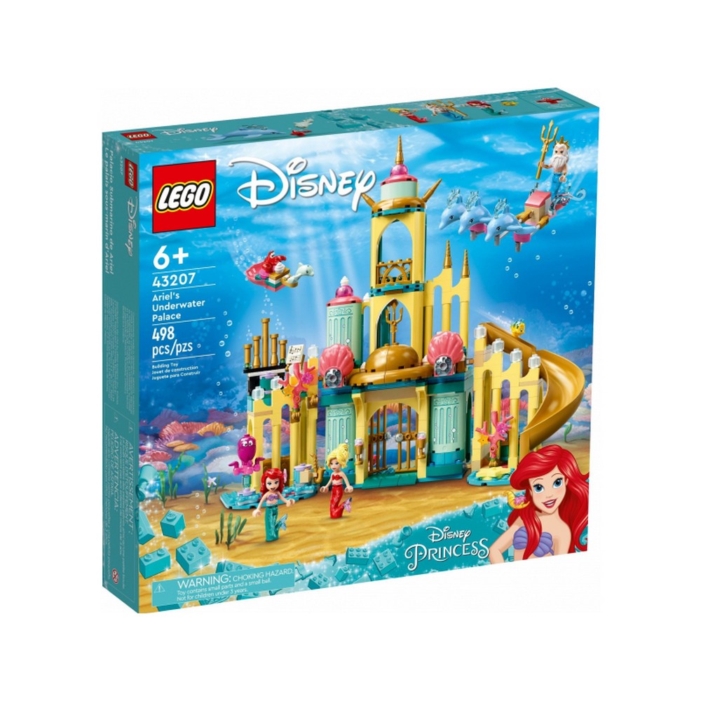LEGO Disney Palatul Subacvatic al lui Ariel 43207, 498 piese