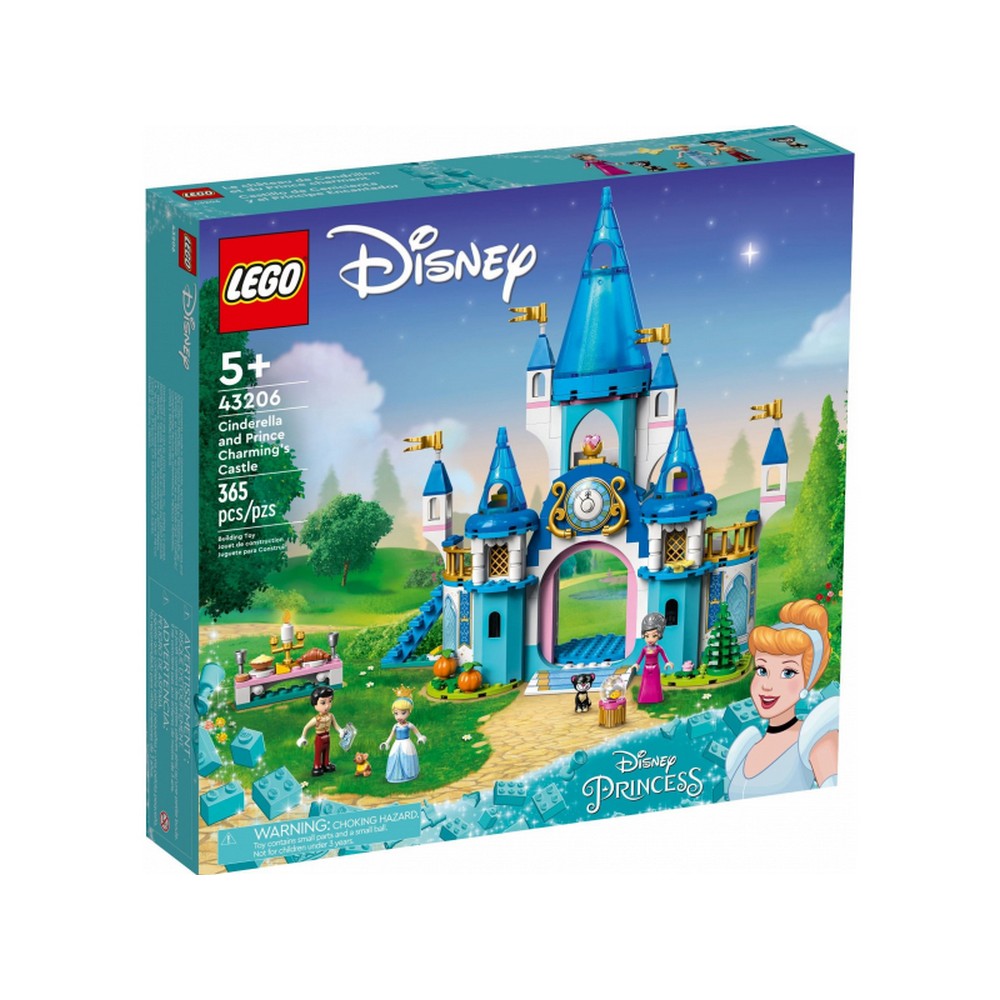 LEGO Disney -  Castelul Cenusaresei si al Printului 43206, 365 piese